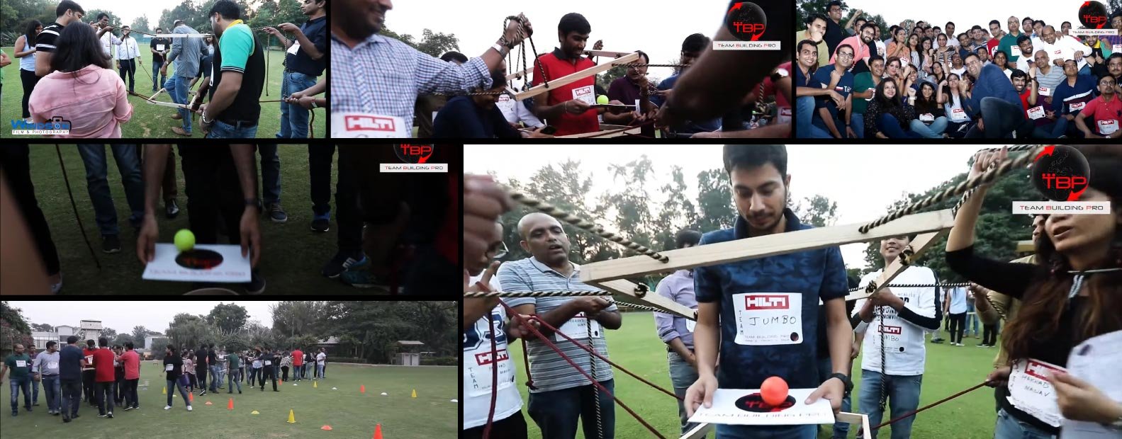 teamwork team building games